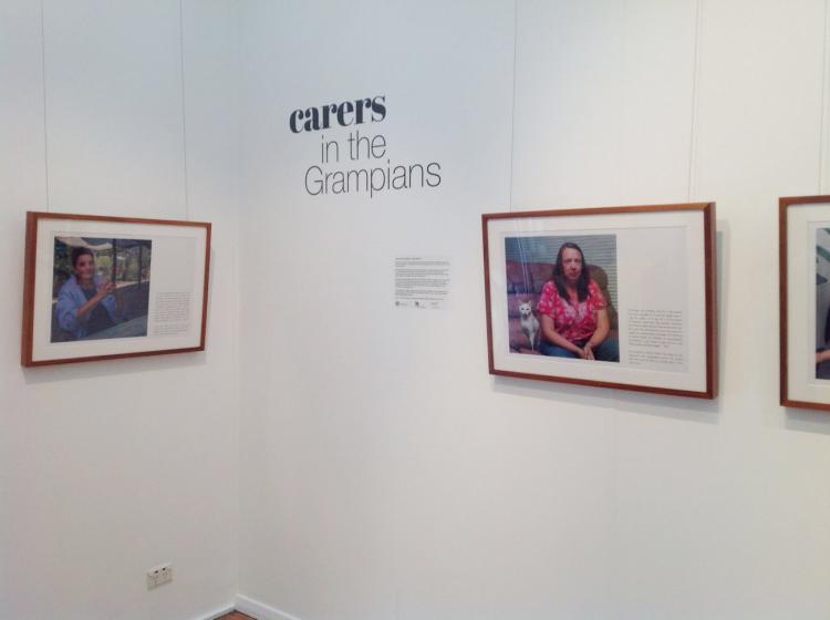 Carers in the Grampians exhibition at ARAG